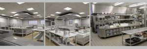 Various Section of Hotel Kitchen