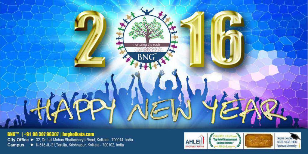 Wishing you lots of good luck and cheer on this New Year !! BNG Hotel Management Kolkata