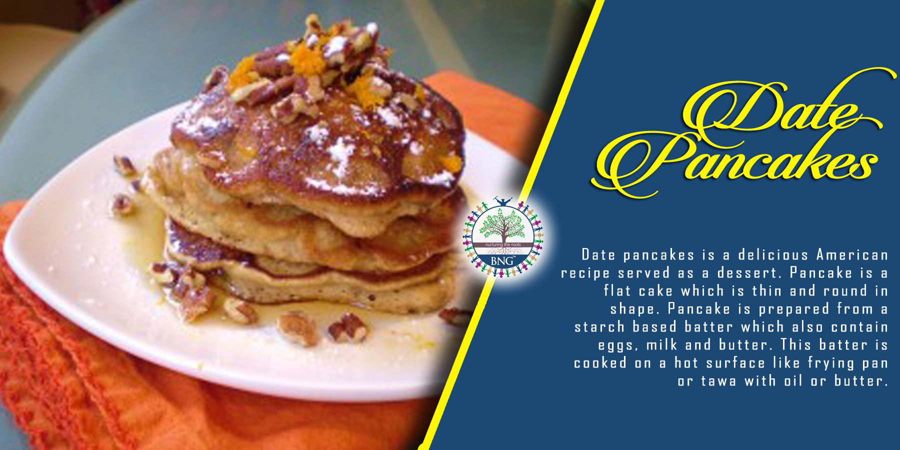 Date Pancakes Recipe BNG Hotel Management Institute