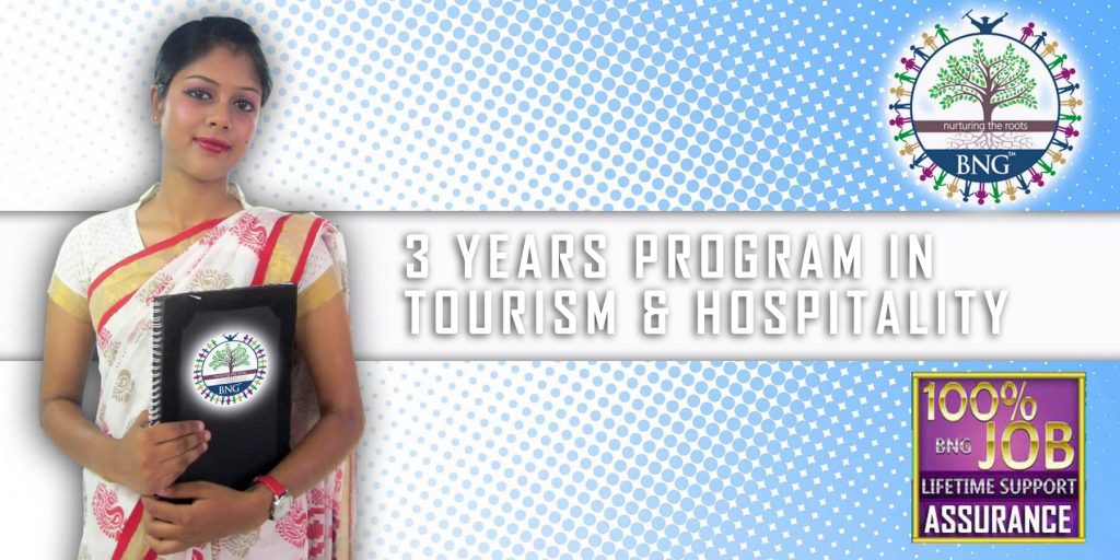 3 years program in tourism and hospitality Diploma in Hotel Management with job assuarance