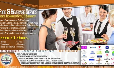 Food & Beverage Service Basics, Style, Sequences