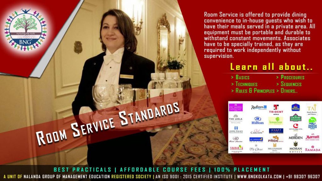 Room Service Standards by BNG Hotel Management Kolkata