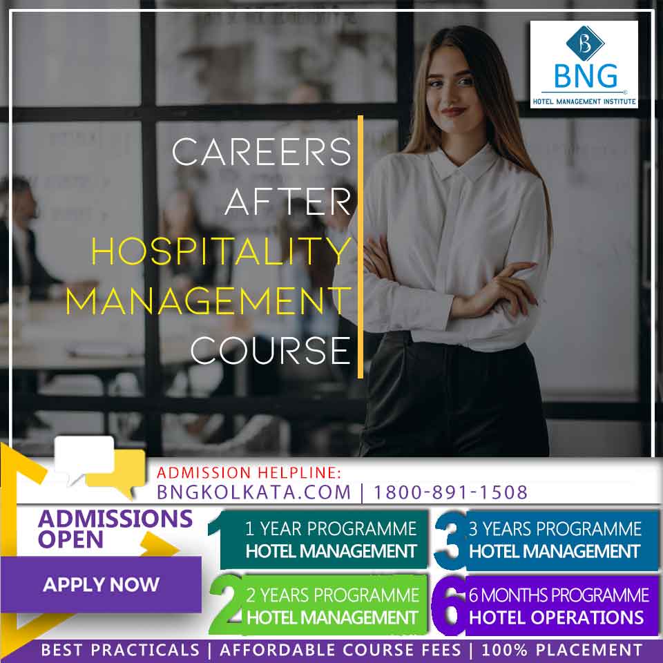 Careers after Hospitality Management Course