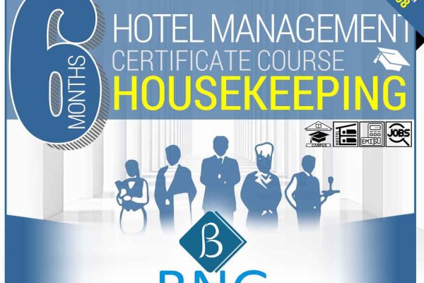 6 Months Hotel Management Certificate Course housekeeping