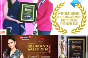 BNG Kolkata, Promising Hotel Management Institute of the year - India Brand Icon, Guest - Ms Lara Dutta