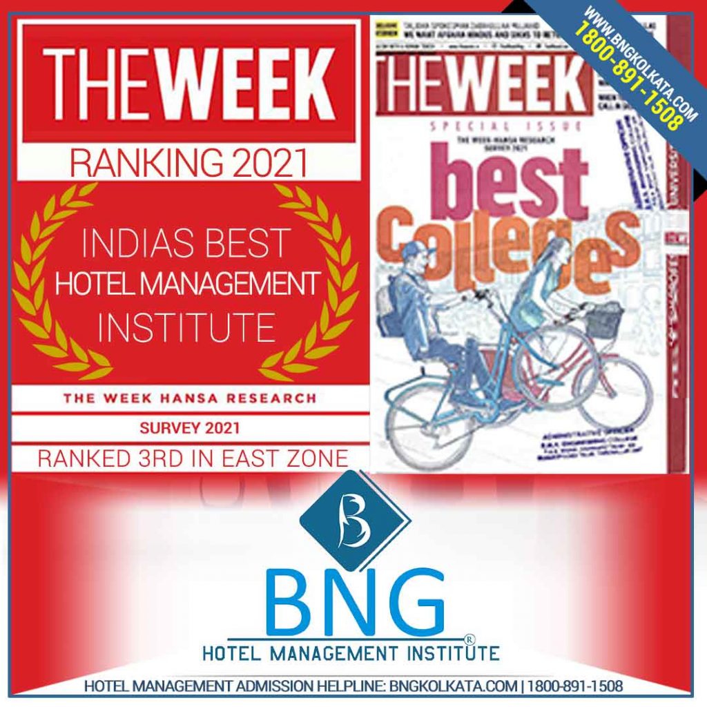 The Week Hotel Management Institute Ranking survey - ALL INDIA