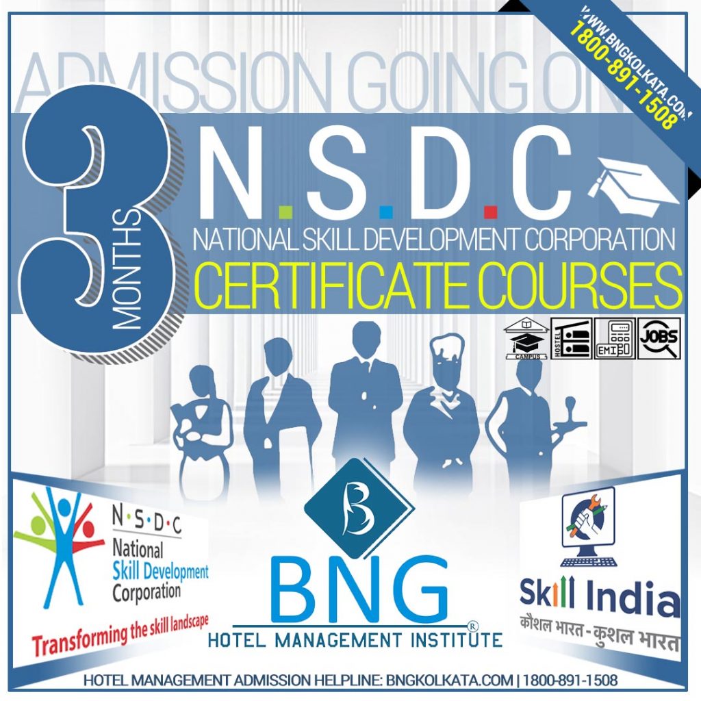 National Skill Development Corporation NSDC Hotel Management Courses
