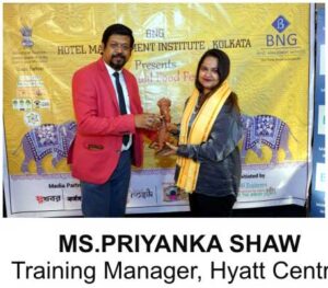 Ms. Priyanka Shaw – Training Manager, Hyatt Centric
